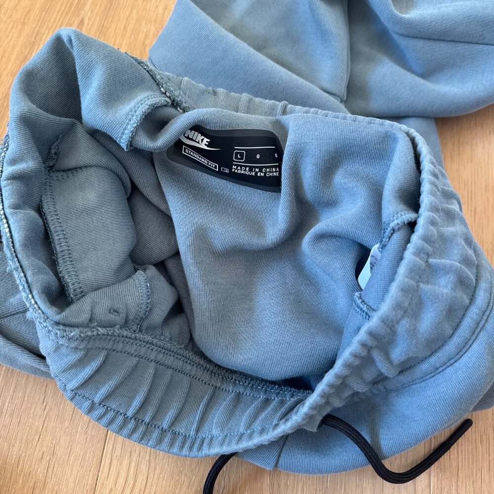 Nike Tech Fleece Jogger Pants Blue Gray Youth Large Clean Color - Picture 6 of 7